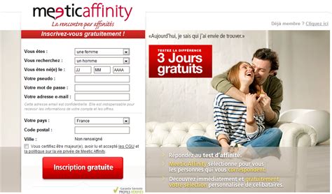 meetic affinity 3 jours gratuit|Découvrez comment obtenir 3 jours gratuits sur Meetic Affinity